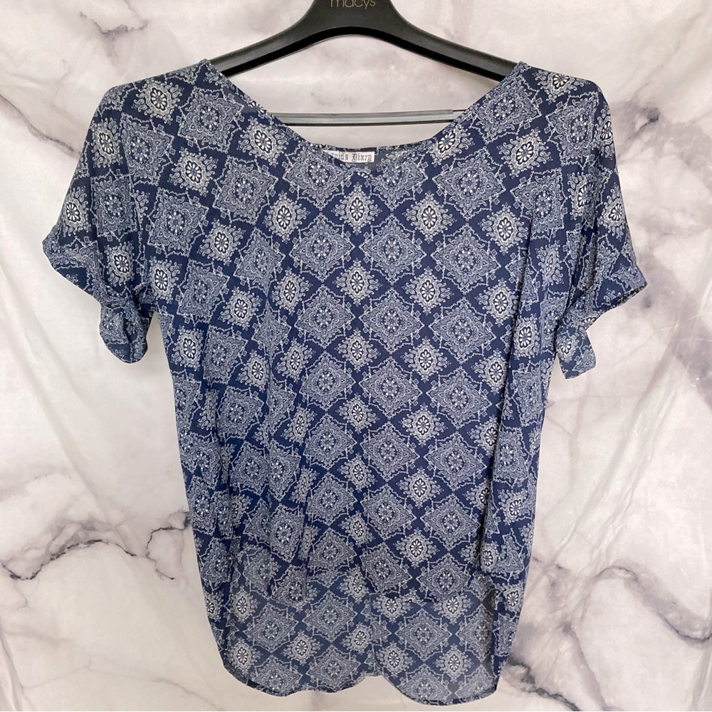 Light Flowy Navy Tunic